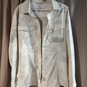 Royal Robbins Women's White Patterned Shirt